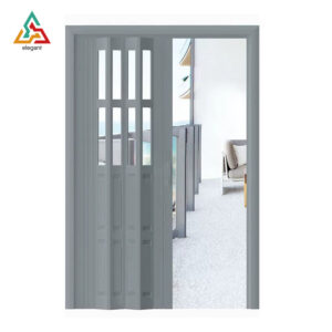 PVC Accordion Door White